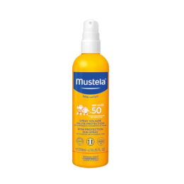 Mustela Spray Solaire haute protection SPF 50 Bébé et enfant - 200 ml