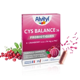Cys Balance 36 Probiotiques - 15 gélules