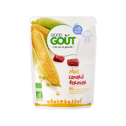 Good Goût Plat BIO Maïs Canard fermier - 190g