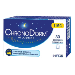 Chronodorm mélatonine 1mg - 30 comprimés