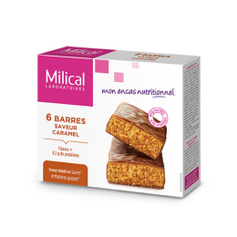Milical Barres Hyperprotéinées Caramel - 6 barres
