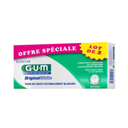 GUM Original White dentifrice - 2x75ml