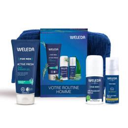 Homme Trousse Soins et Hygiène - Gel Douche + Déodorant + Sérum Energisant