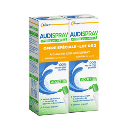 Audispray Adult Hygiène de l'oreille Lot - 2 x 50ml