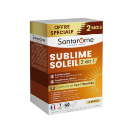 Sublime Soleil 2 en 1 Auto-bronzant et Préparateur - 60 gélules