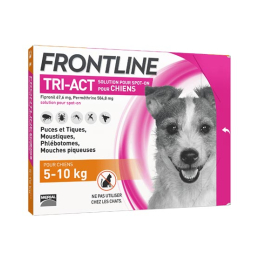 Frontline Tri-Act Chien 5 à 10 kg - 6 x 1 ml