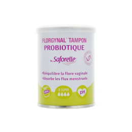 Saforelle Florgynal tampon probiotique super - x8