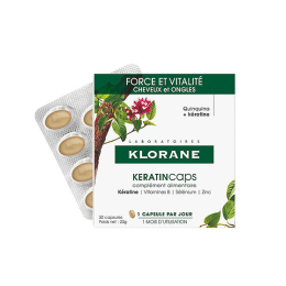 Klorane KeratinCaps Complément Alimentaire - 30 capsules