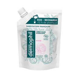 Dermophil Crème mains BIO Pivoine Eco-recharge - 200ml