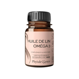 Phytalessence Huile de Lin Oméga 3 - 60 capsules