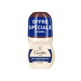 Déodorant Anti-Transpirant Homme 48h Roll-on - 2 x 50 ml