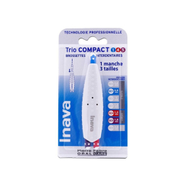 Trio Compact brossettes interdentaires 0.8/1.5/1.8mm - 3 brossettes