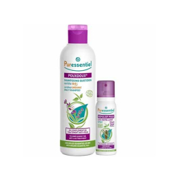 Puressentiel Anti-poux shampooing quotidien bio 200ml + répulsif spray 75ml