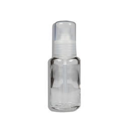 Haut-Ségala Flacon verre transparent avec pompe et capot - 50ml