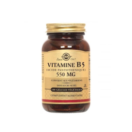 Solgar Vitamine B5 550mg - 50 gélules