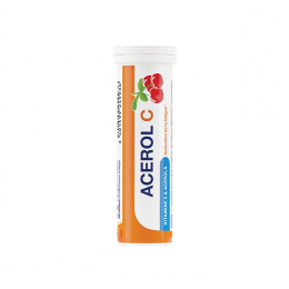 Acerol C Vitamine C & Acérola tube - 15 comprimés à croquer