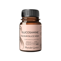 Phytalessence Glucosamine Calcium, Silice, MSM - 30 gélules