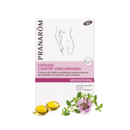 Pranarôm Aromafemina Capsules Confort voies urinaires BIO - 30 capsules