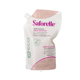 Saforelle Soin lavant doux apaisant éco-recharge - 500ml