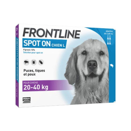 Frontline Spot-On Chien L 20 à 40 kg -  4 x 2.68 ml