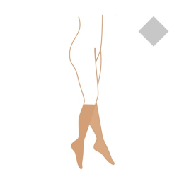 Varisma Zen Chaussettes de compression pieds fermés Classe 2 Grisé - Taille 2 normal