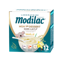 Modilac Mon 1er Dessert Sans Lait Vanille - 10 sachets