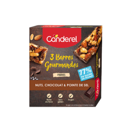 Barres Gourmandes Chocolat Pointe de Sel - x3