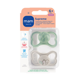 Sucettes Supreme - 6 Mois et + - Lot de 2