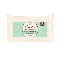 Lingettes déodorantes Protection 48h - 15 unités