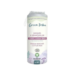 Disques de Coton à Démaquiller Bio - 80 disques