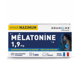 Mélatonine 1,9mg Endormissement Rapide - 30 comprimés