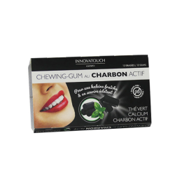 Innovatouch cosmetic Chewing-gum au charbon actif - 12 dragées
