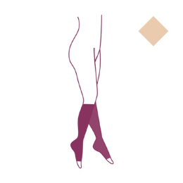 Varisma Nuances Mi-bas de compression pieds ouverts Classe 2 Nuance n°3 Soft - Taille 3 court