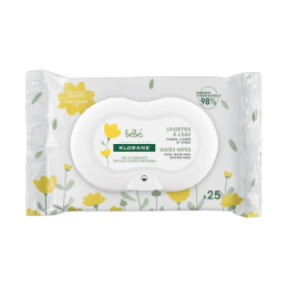 Bébé Lingettes Nettoyantes à l'Eau - x25