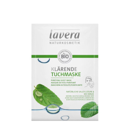 Lavera masque en tissu purifiant BIO - 1 masque