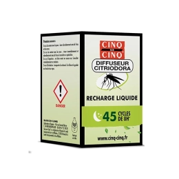 Citriodora Recharge Liquide Diffuseur Anti-moustiques  - 24g