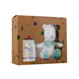 Coffret Bébé - Eau Parfumée Musti 50ml + Peluche Ourson