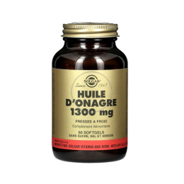 Solgar Huile d'onagre 1300mg - 60 softgels