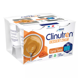 Clinutren Dessert Hyperprotéinée et Hypercalorique Saveur Tarte Tatin - 4x200g