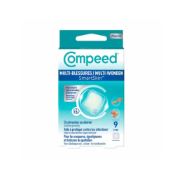 Compeed SmartSkin Pansements Multi-Blessures Large x9