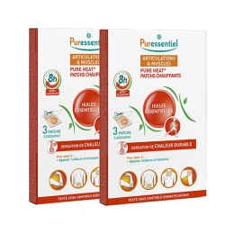 Articulations & Muscles Patchs chauffants Pure Heat® - 2 boîtes de 3 patchs