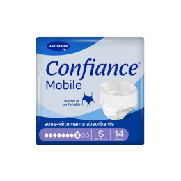 Confiance Mobile Culotte d'Incontinence Absorption 8 Taille S - x14