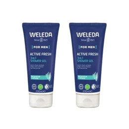 Weleda Homme Gel Douche 3 en 1 Active Fresh - 2x200ml