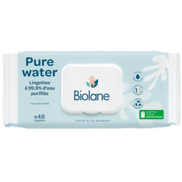 Biolane Lingette Pure Water - 3x60 lingettes