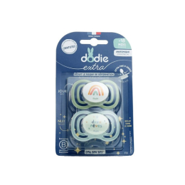 Sucettes Anatomiques 18 mois et + Jour Nuit - x2