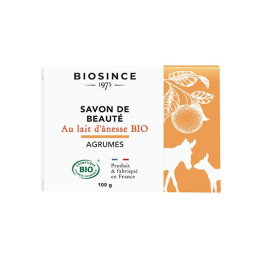 Gravier Biosince 1975 Savon de beauté au lait d'ânesse BIO Agrumes - 100g