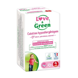 Love & Green Couches culottes écologiques Taille 4 - 20 couches culottes