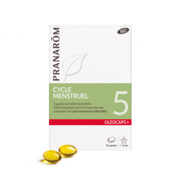 Pranarôm Oleocaps+ 5 Cycle Menstruel BIO - 30 capsules