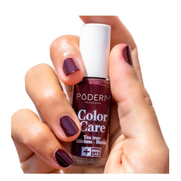 Poderm Color Care Vernis Rouge Noir - 8ml
