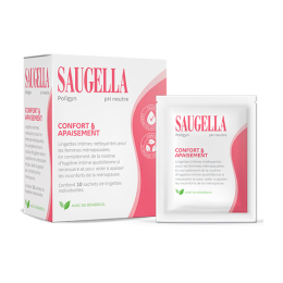 Poligyn Lingettes intimes nettoyantes - 10 lingettes